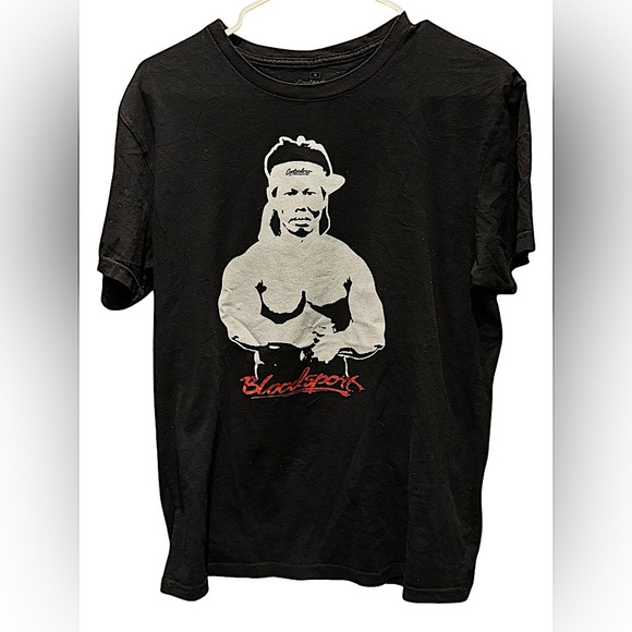 Blood sport Black Graphic T-Shirt MEDIUM - Picture 1 of 5